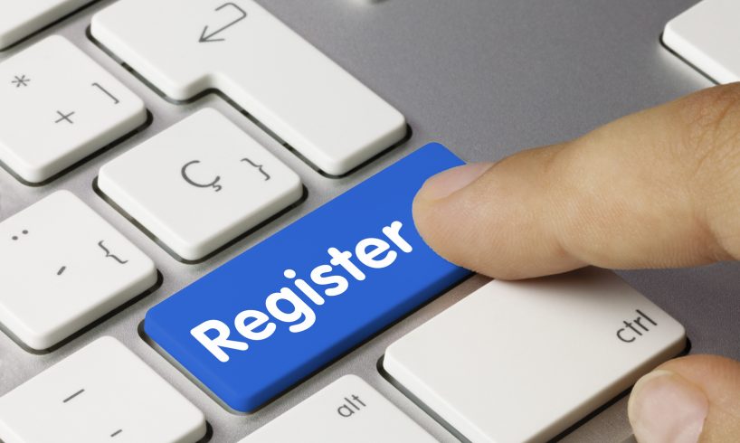 Register keyboard key finger