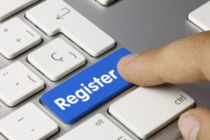 Register keyboard key finger