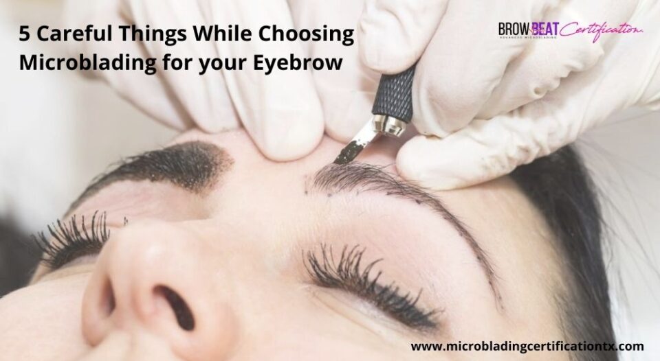 eyebrow microblading training